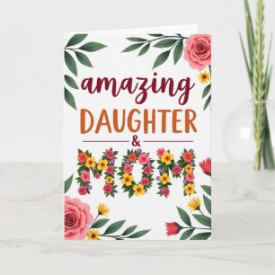 Blossom Daughter And Mum Card