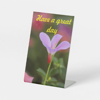 Blossom Elegance: Watercolor Pedestal Sign Design