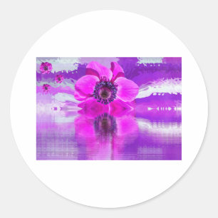 Blossom Flora Office Personalise Destiny Destiny'S Classic Round Sticker