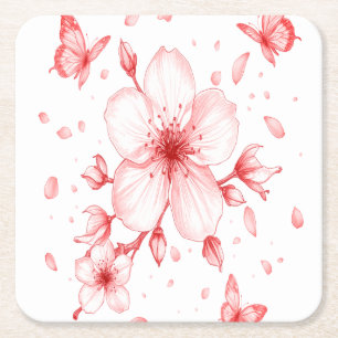 Blossom Flower Coaster Bloom-Inspired Table Decor