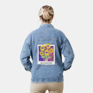 Blossom Flower Denim Jacket