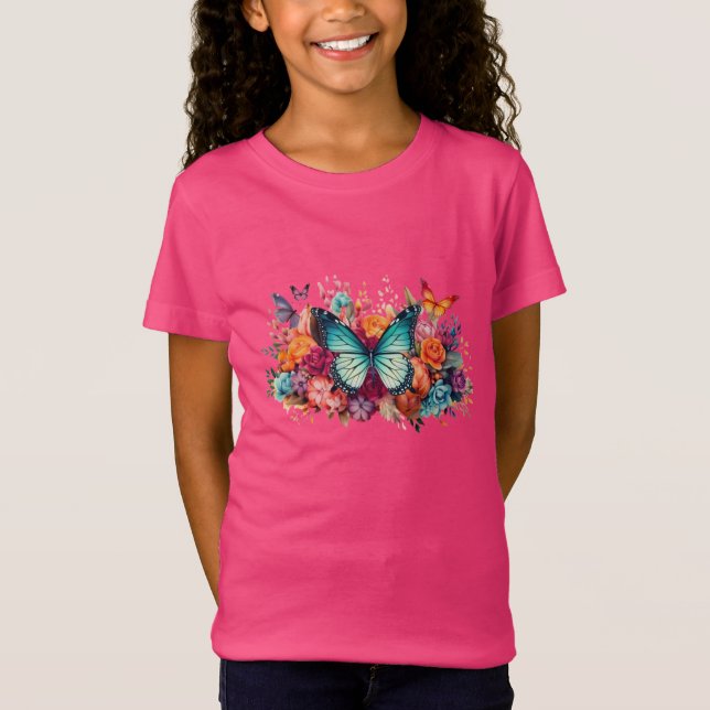 Blossom & Flutter T-Shirt (Front)