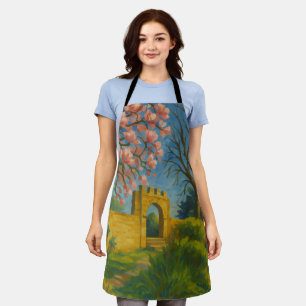 Blossom Gate – Enchanted Garden Painting Apron