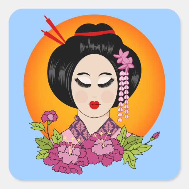 Blossom Geishal Stickers (Front)