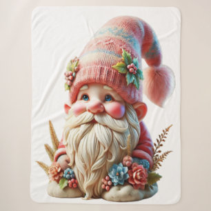 Blossom gnome sherpa blanket