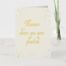 Blossom Goldcard Mel Mae Schmidt Stationery