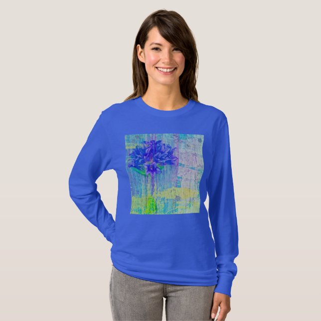 Blossom in Blue Violet T-Shirt (Front Full)