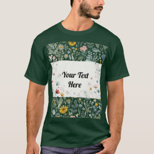 Blossom in Style: Customisable T-Shirt