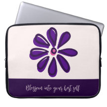 Blossom Into Your Best Self. Purple & Blush