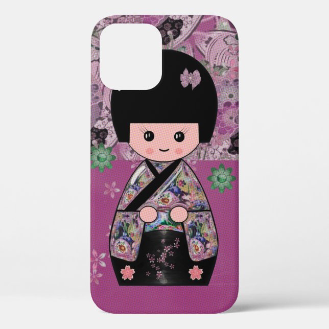 Blossom Kokeshi Case-Mate iPhone Case (Back)