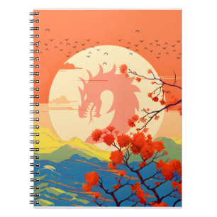 BLOSSOM NATURE MOUNTAIN DRAGON NOTEBOOK