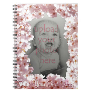 Blossom Notebook Personalise Pink Flowers Book