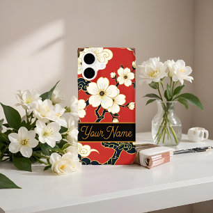 Blossom Nouveau Floral Custom iPhone Case
