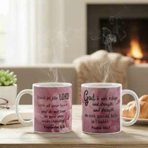 Blossom of Faith: Pink Peony Scripture Mug