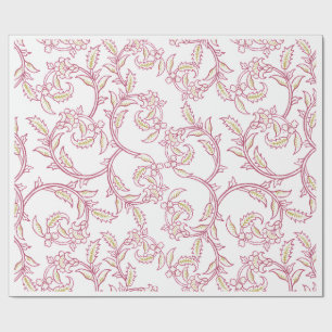 "Blossom Paisley" Elegant Floral Gift Wrapping Paper