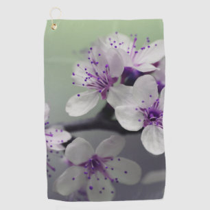 Blossom Purple Spring Flower   Golf Towel