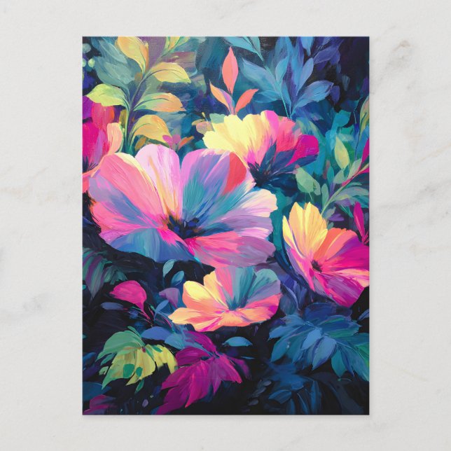 Blossom Rush Spring Floral Garden Holiday Postcard (Front)