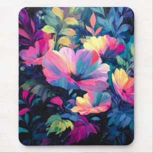 Blossom Rush Spring Floral Garden Mouse Mat