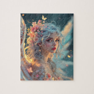 Blossom Seraph – Angel of Spring Grace Jigsaw Puzzle