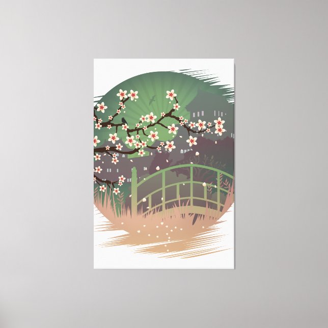 Blossom Sundown  Canvas Print (Front)