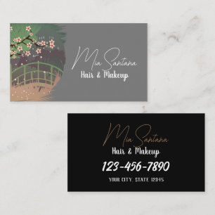 Blossom Sundown Hair and Makeup Business Card