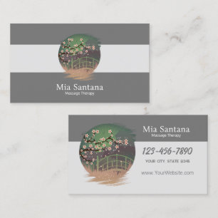 Blossom Sundown Massage Therapy Business Card