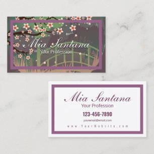 Blossom Sundown Profession Business Card