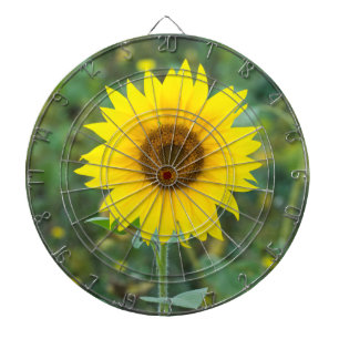 Blossom Sunflower Wildflower Dartboard