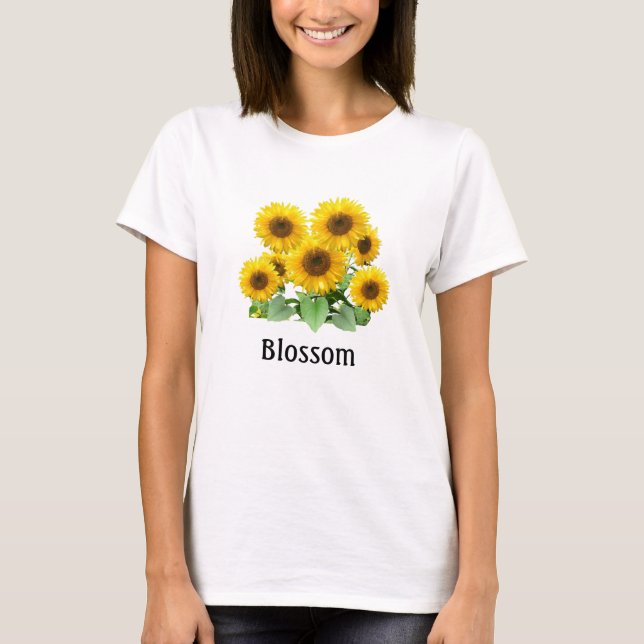 Blossom Sunflowers T-Shirt (Front)