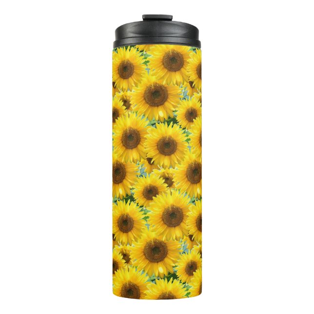 Blossom Sunflowers Thermal Tumbler (Front)