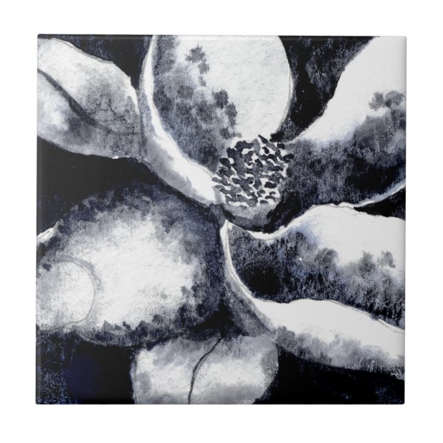 "Blossom White" Kitchen Garden Ceramic Tile (Front)