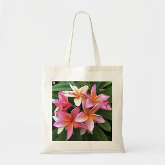 Blossom Wreath Of Pale Pink Frangipani Tote Bag