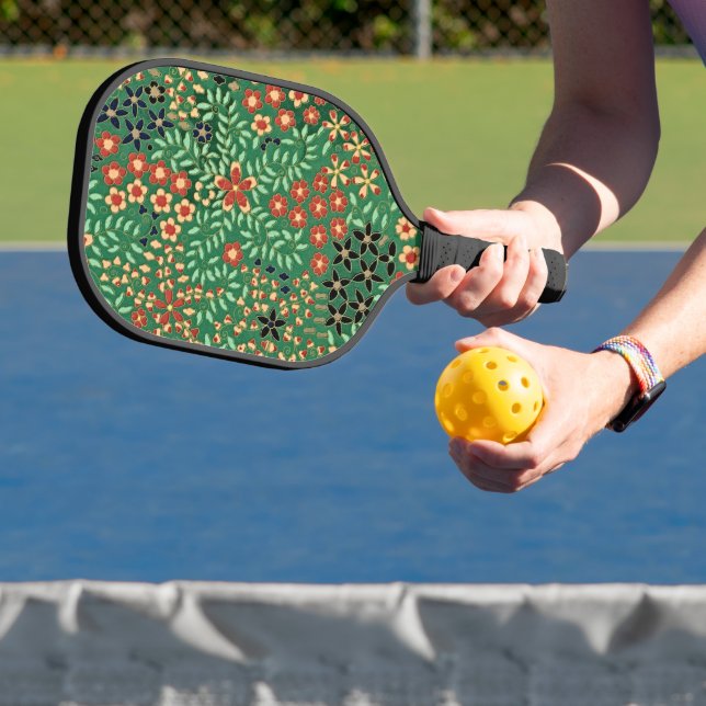 Blossom Your Game with Elegance: Japanese Floral Pickleball Paddle (Insitu)