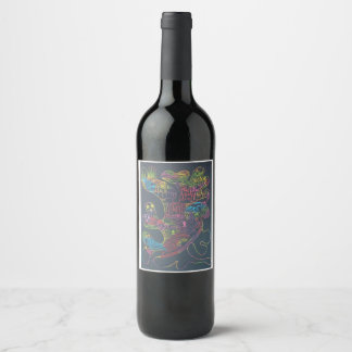 Blossomed Excellence  Wine Label