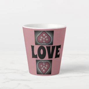 Blossomed Hearts Latte Mug