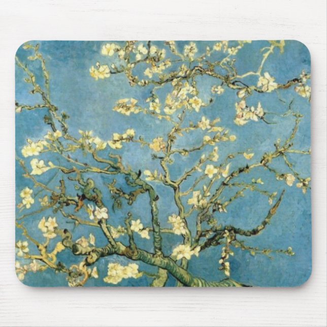 Blossoming Almond Tree by Van Gogh Mouse Mat (Front)