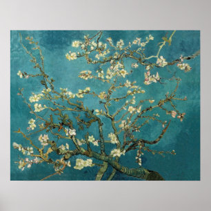 Blossoming Almond Tree by Van Gogh Poster