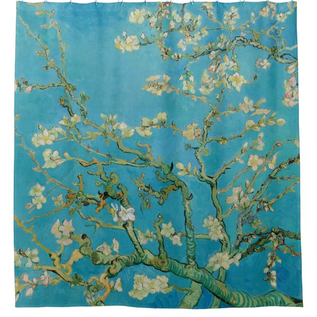 Blossoming Almond Tree by Van Gogh Shower Curtain (Front)