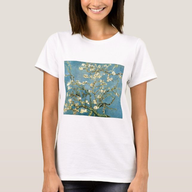 Blossoming Almond Tree by Van Gogh T-Shirt (Front)