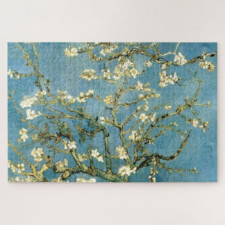 Blossoming Almond Tree by Van Gogh Vintage Art Jigsaw Puzzle