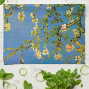 Blossoming Almond Tree by Vincent van Gogh Tea Towel