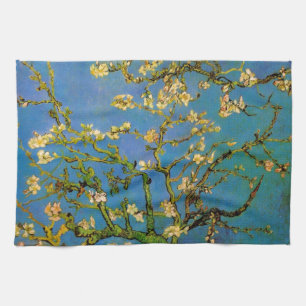 Blossoming Almond Tree by Vincent van Gogh Tea Towel