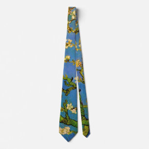 Blossoming Almond Tree by Vincent van Gogh Tie