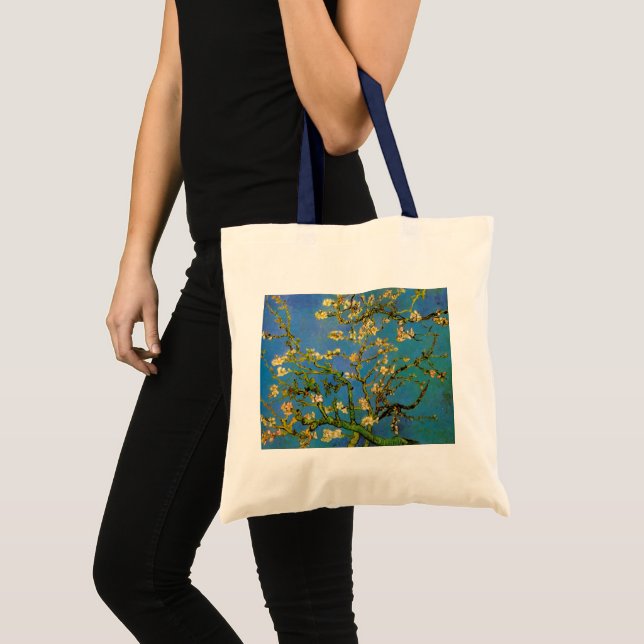 Blossoming Almond Tree by Vincent van Gogh Tote Bag (Front (Product))