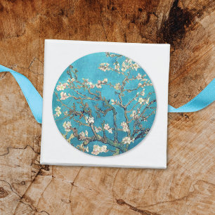 Blossoming Almond Tree Classic Round Sticker