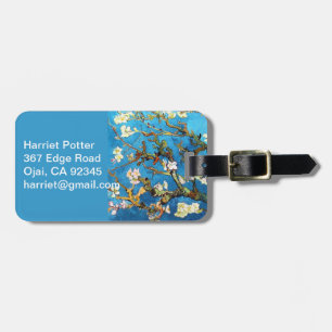 Blossoming Almond Tree Van Gogh Fine Art Luggage Tag