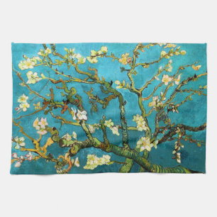 Blossoming Almond Tree Van Gogh Fine Art Tea Towel