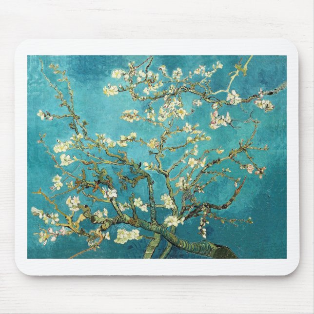 Blossoming Almond Tree - Vincent Van Gogh Mouse Mat (Front)