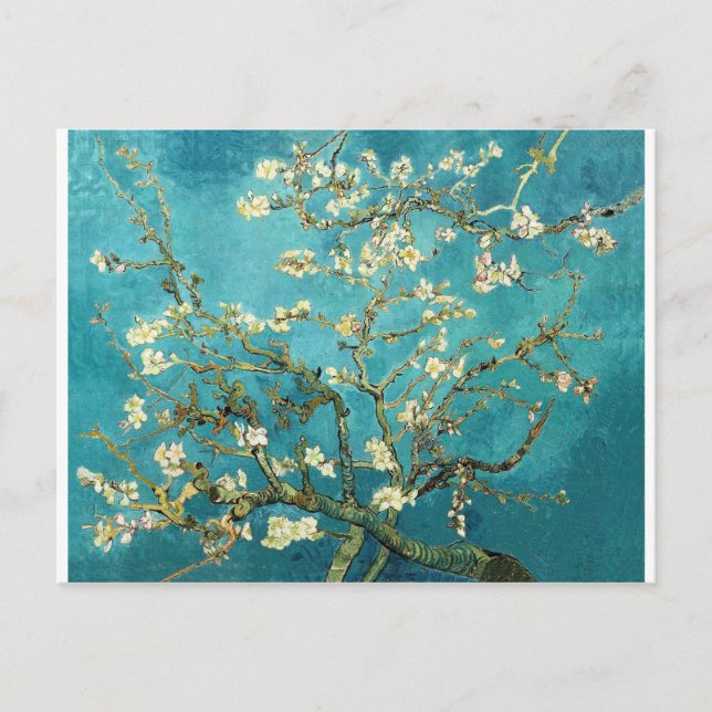 Blossoming Almond Tree - Vincent Van Gogh Postcard (Front)