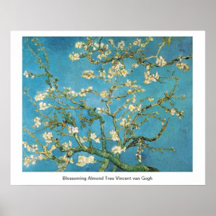 Blossoming Almond Tree  Vincent van Gogh Poster